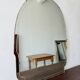 Large Vintage Mirror Frameless