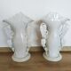 Pair of large vases of brides / cone vases 45 cm high