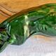Art Deco lion statue 1930 cracked Saint Clement