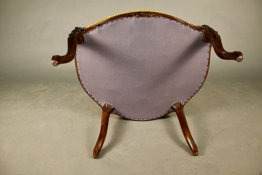 Fauteuil cabriolet de style Louis XV, XlXème