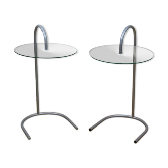 Pair of vintage 1980 ikea side tables