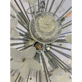 Contemporary "Bouquet" Flowers Murano Glass Sputnik Chandelier