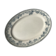 Flat dish grey blue HBCM Guadeloupe