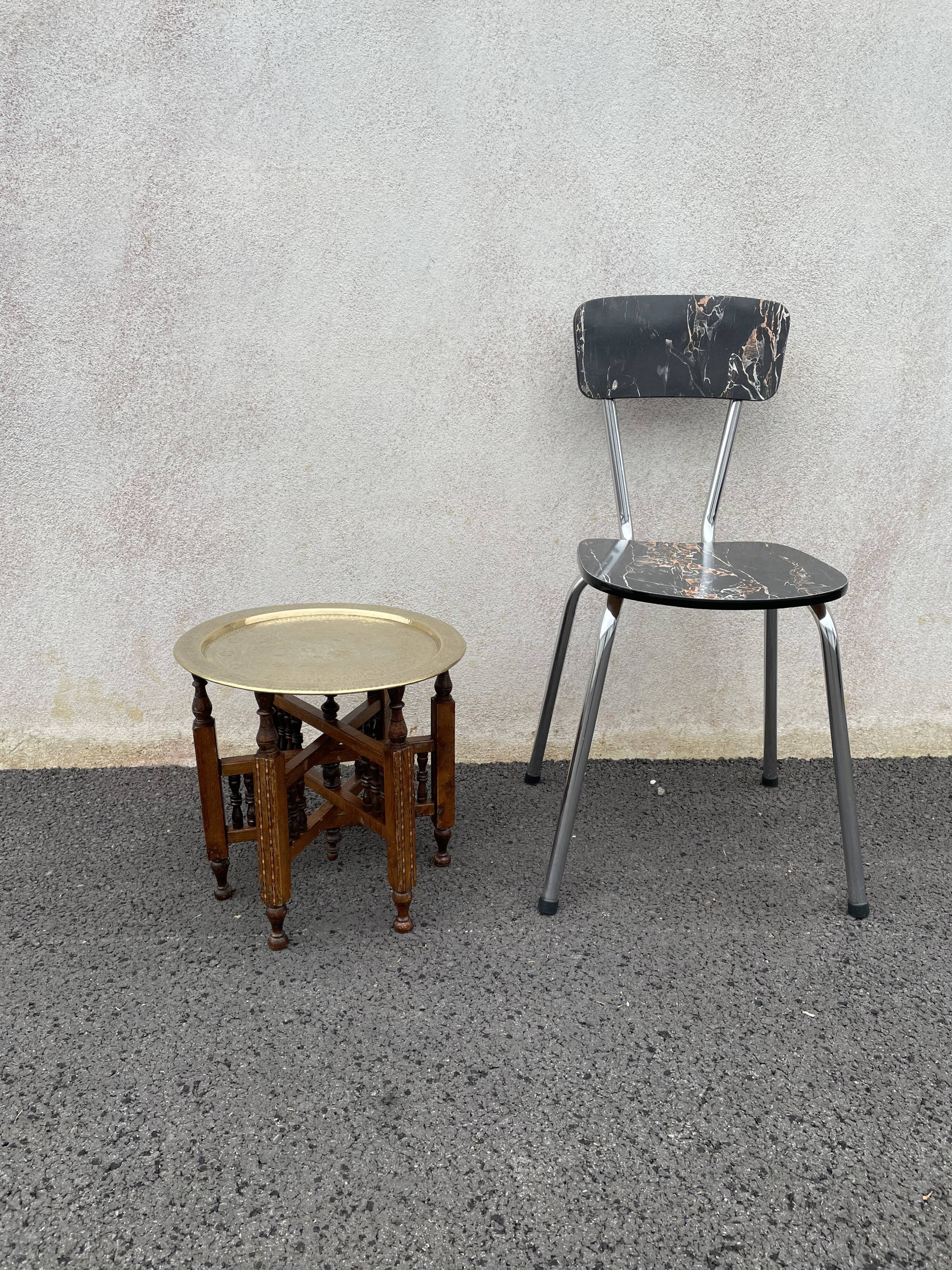 Moroccan tea table h35 x d38