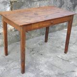 Table de ferme en pin  110 x 61 cm