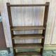 Vintage solid wood shelf from the 1930s.