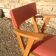 Pair of armchairs seats vintage Red