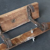 Old industrial coat rack