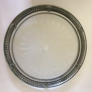 Verlys crystal and brass unders and downs