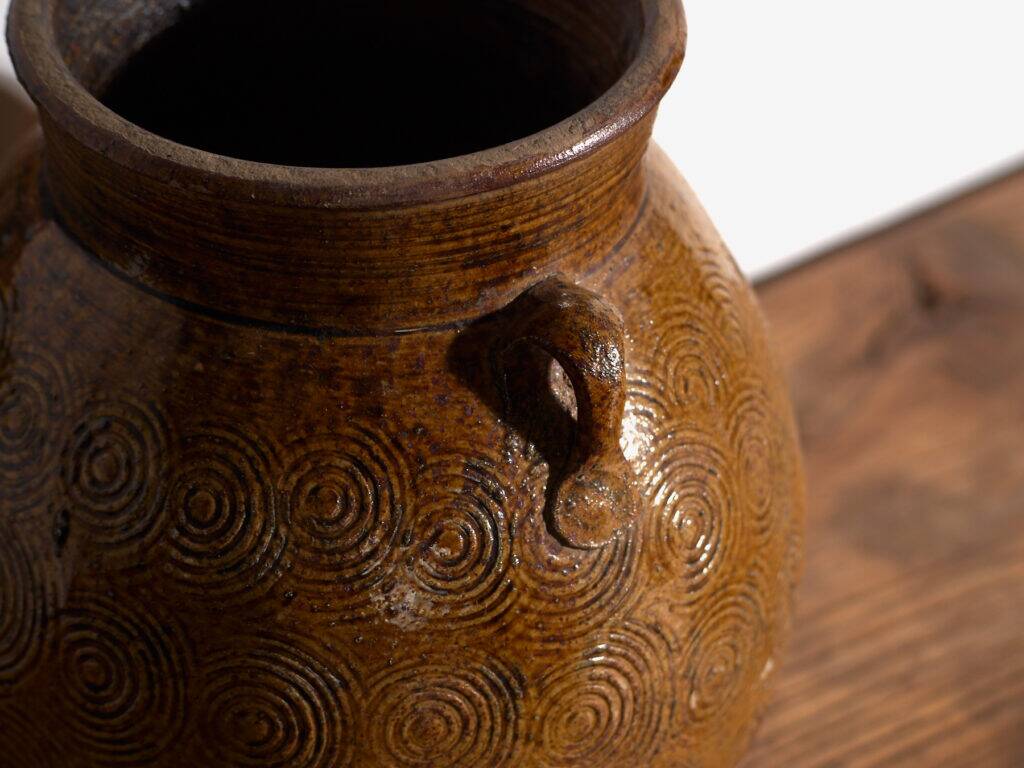 Ancient Chinese glazed stoneware vase – China, circa 1900