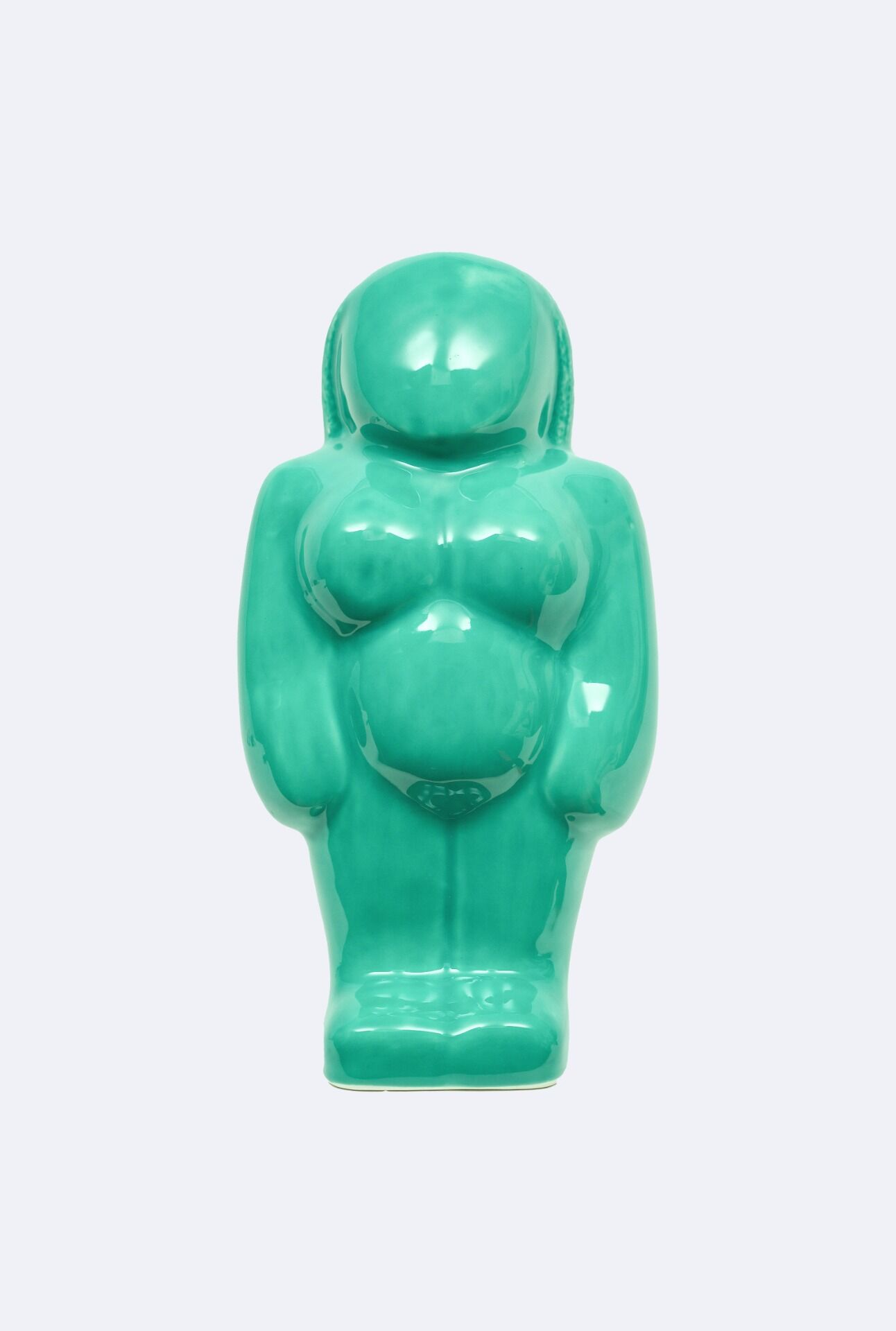 Gaia turquoise sea vase