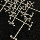 Christofle 12 holder knives balls model atomium very good condition ref CH10PC