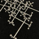 Christofle 12 holder knives balls model atomium very good condition ref CH10PC