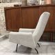 Louis Paolozzi modernist armchairs reupholstered