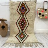 Handcrafted Moroccan Berber carpet 146 X 80 CM