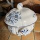 Luneville soup tureen in porcelain