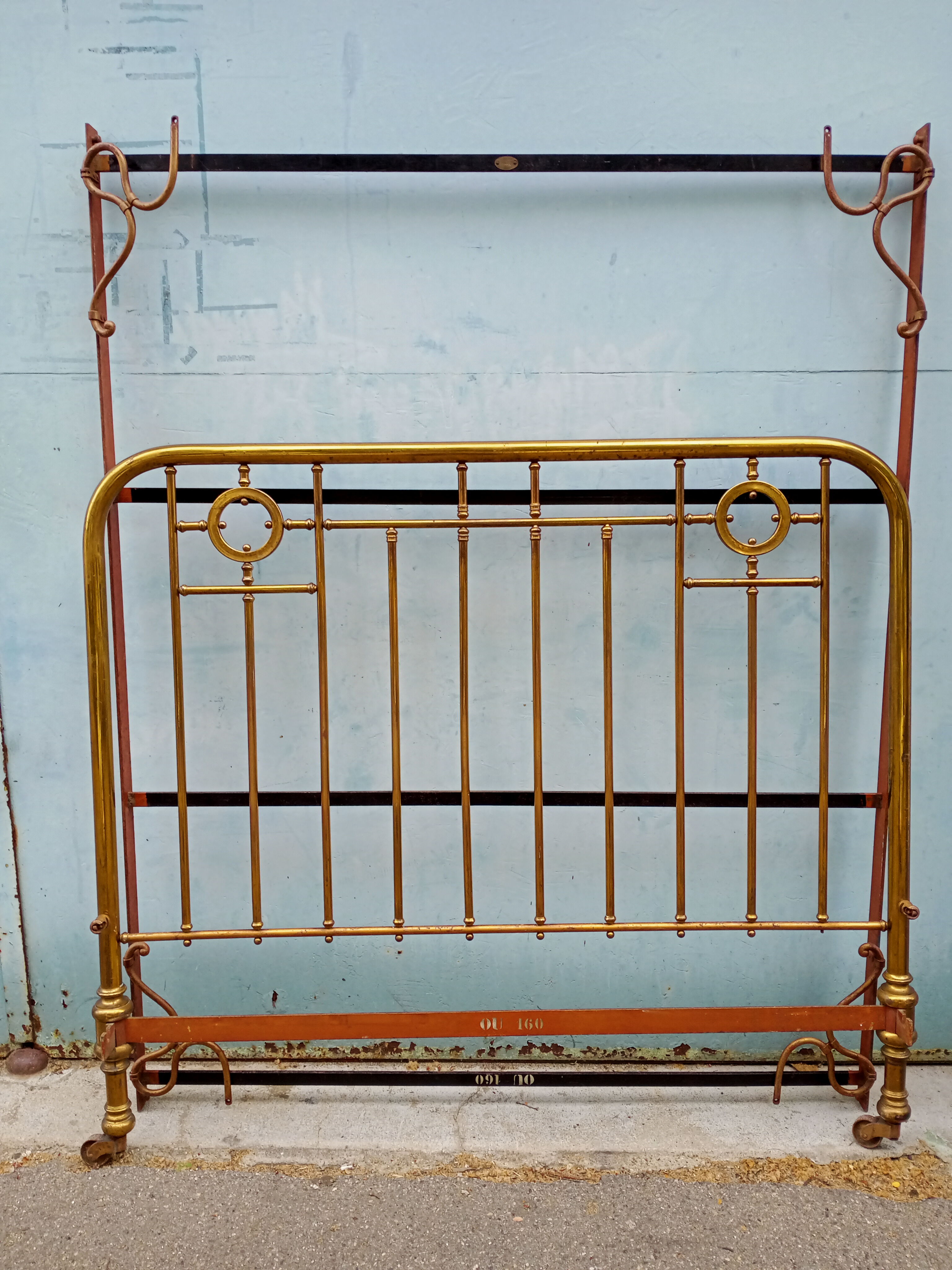 Brass bed