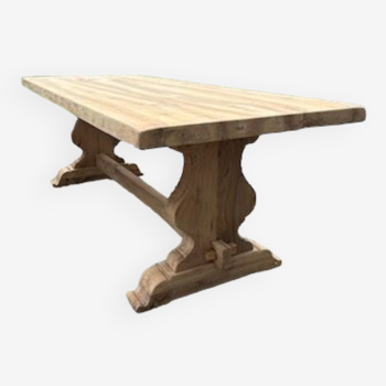 Solid walnut monastery table