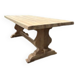 Solid walnut monastery table