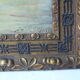 Painting depicting a boat painted in oil on cardboard framed, signed