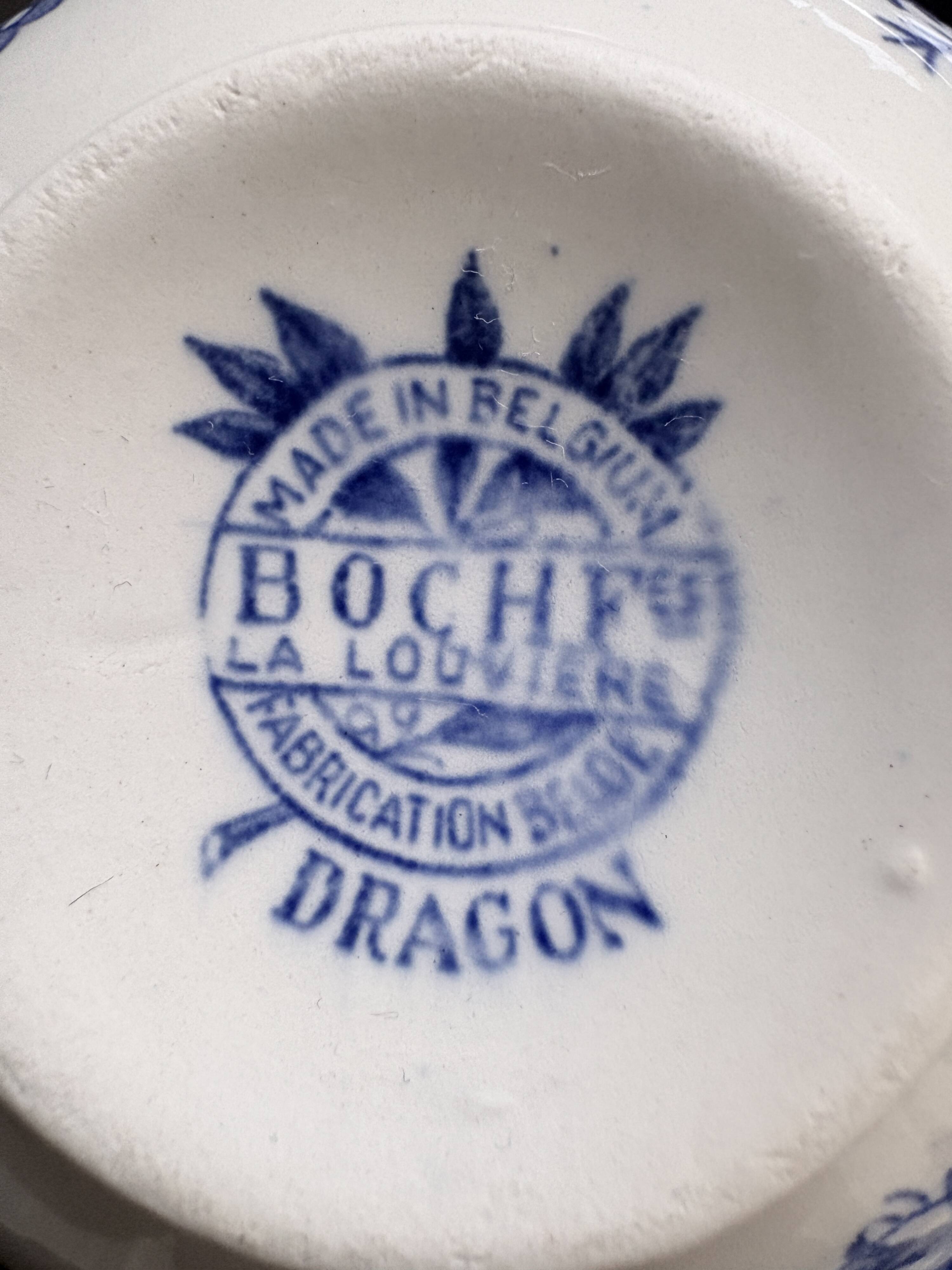 Service de 6 Grandes Tasses Dragon Boch