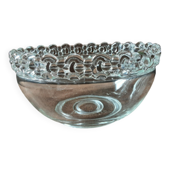 Crystal salad bowl