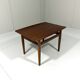 Grete Jalk teak side table or coffee table Glostrup Møbelfabrik Denmark