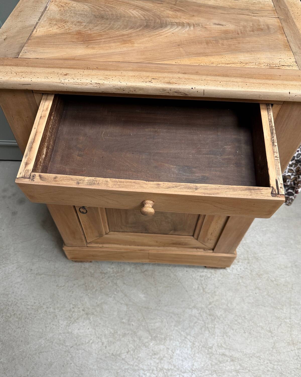 Large walnut jam cupboard (restored)