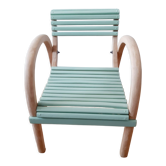 Children's chair chair in curved wood Baumann