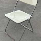 Plia lucite folding chairs Giancarlo Piretti for Castelli set of four