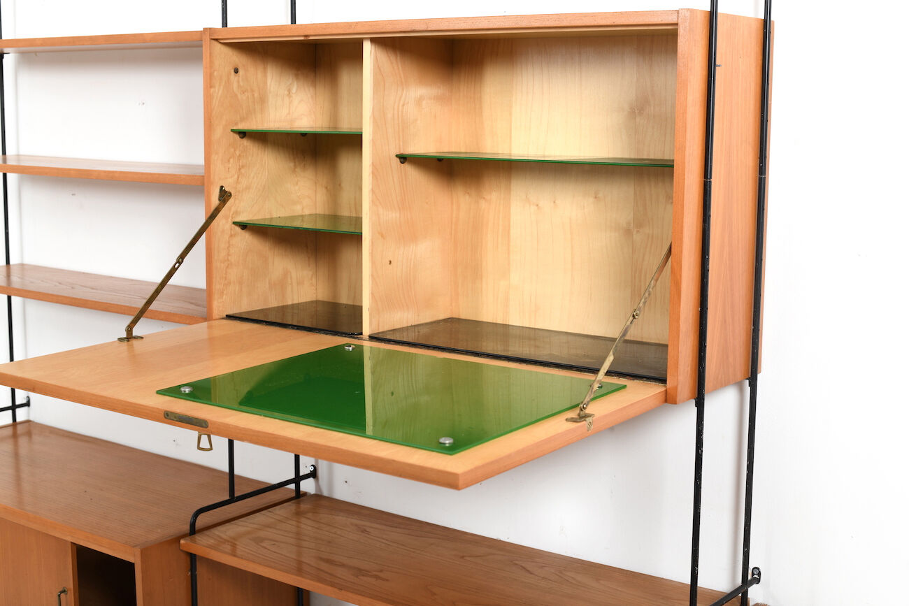 Shelf System Model Omnia in Ash by Ernst Dieter Hilker 1960s