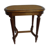 Tabouret de piano cannage