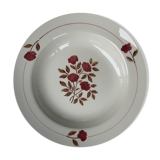 Assiette creuse en faïence HBCM modèle Martine