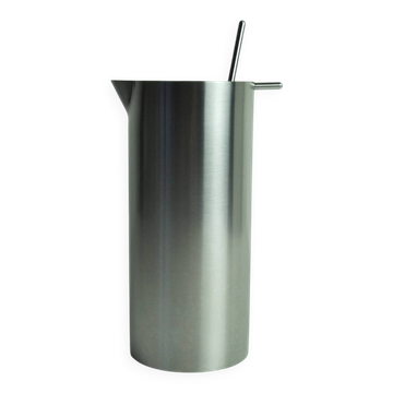 Stelton Cylinda-line Stainless Steel Martini Mixer by Arne Jacobsen, 1960s