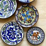 Handmade ethnic plates