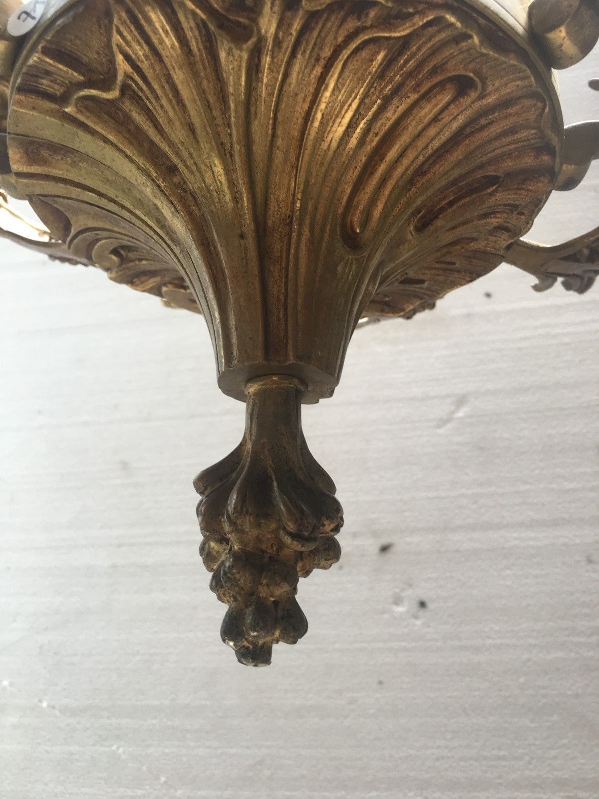 Chandelier style Louis XV solid bronze
