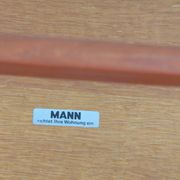 Table basse carrée scandinave teck vintage 1960s