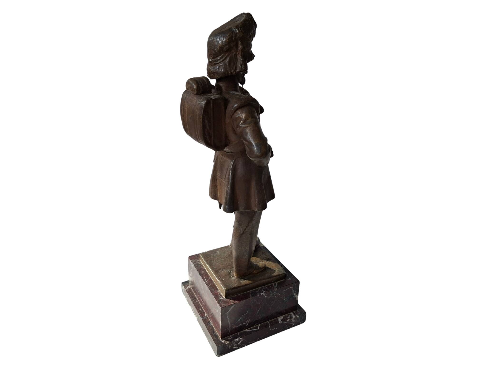 Sculpture en bronze "Soldat" – Fonderie Laganà, Naples (XXe siècle)