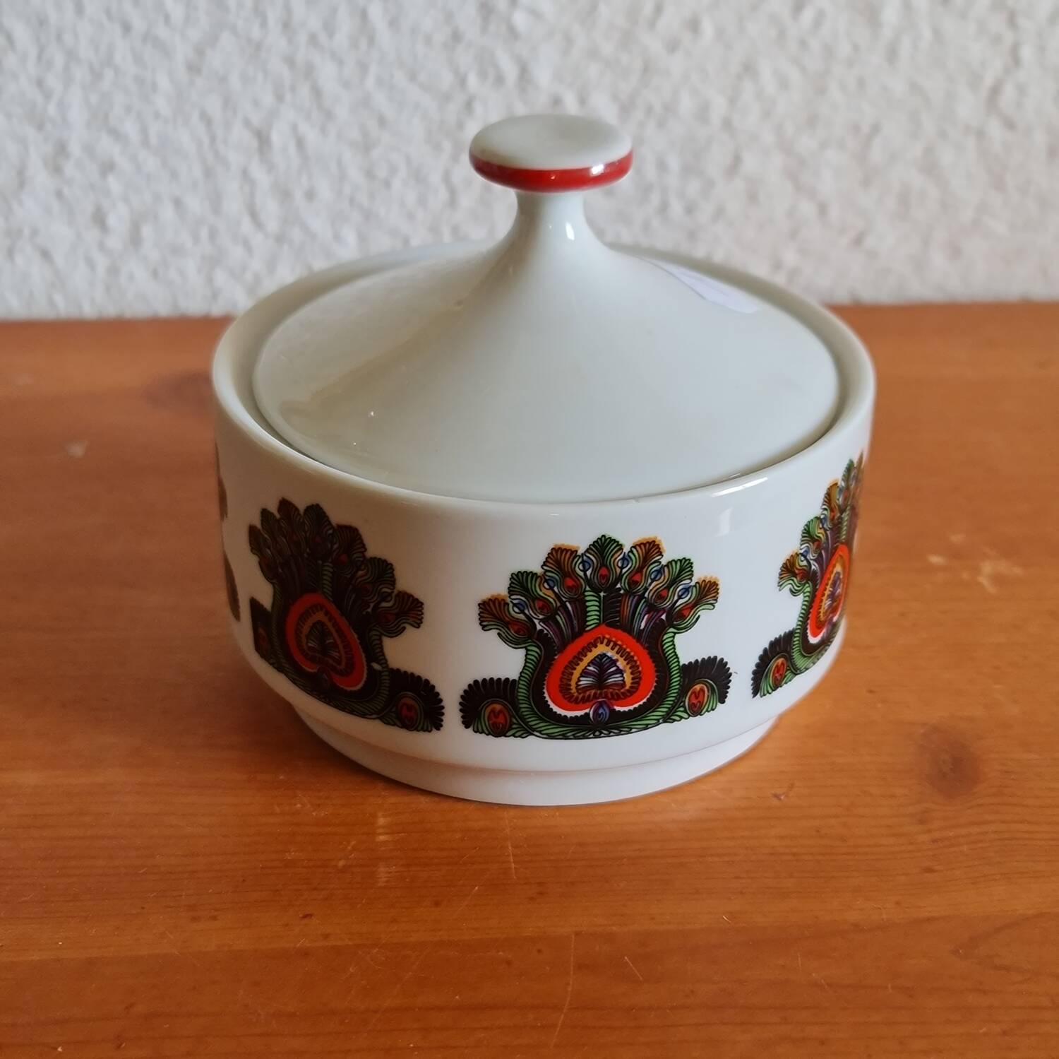 Hollóháza porcelain coffee service, Hungary 1970