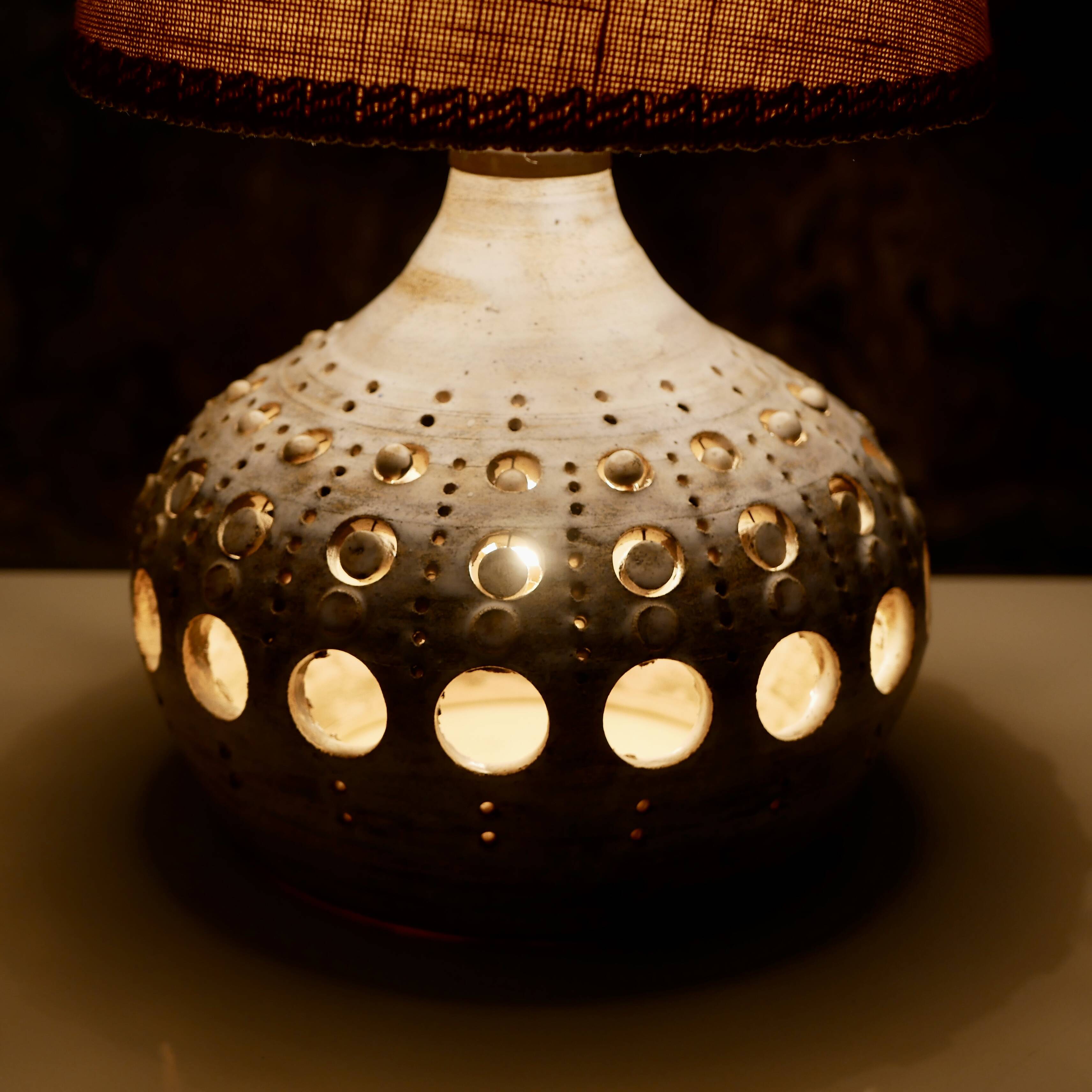 Georges Pelletier ceramic lamp, 1960s