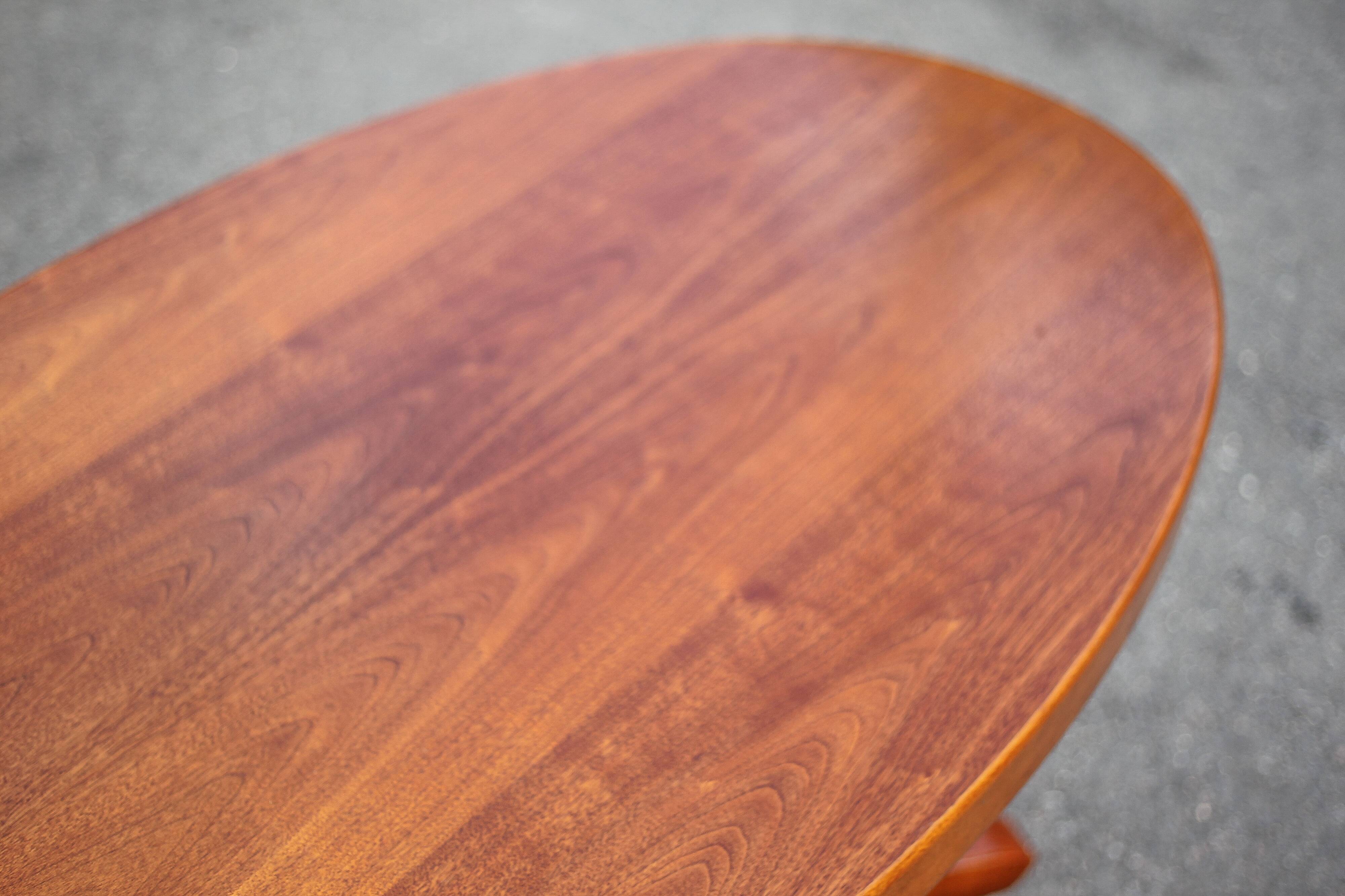 Baumann coffee table, star foot wooden table, vintage coffee table, living room table, 70's