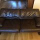 2-seater Maralunga leather sofa from Cassina