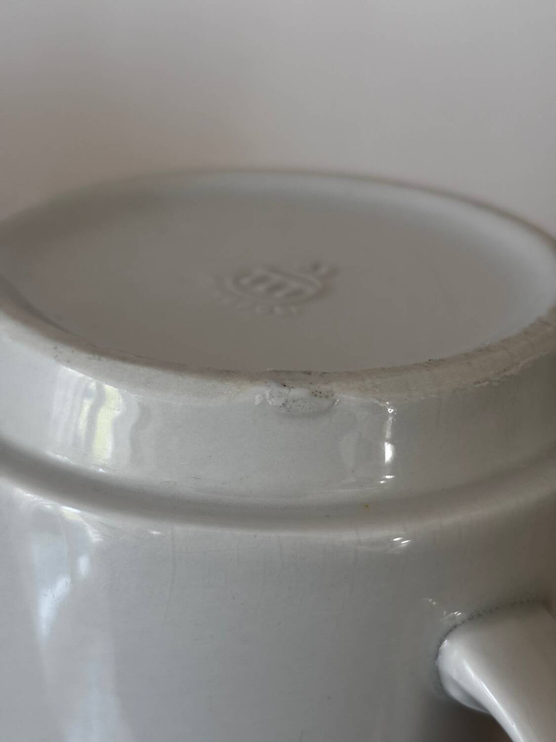 Vintage duo de tasses décor fleuri Monopoli