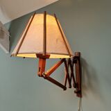 Scandinavian scissors wall lamp, 60s