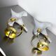 Pair of Italian hand blown Murano glass calla lily wall lights by Franco Luce, 1970s