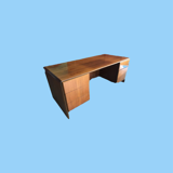 Desk and matching secretary Bent Silberg