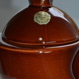 Brown ceramic pot
