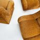 Set of 4 Modular Italian Lounge Chairs 1970s