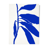Botanical illustration in blue, 50x70cm