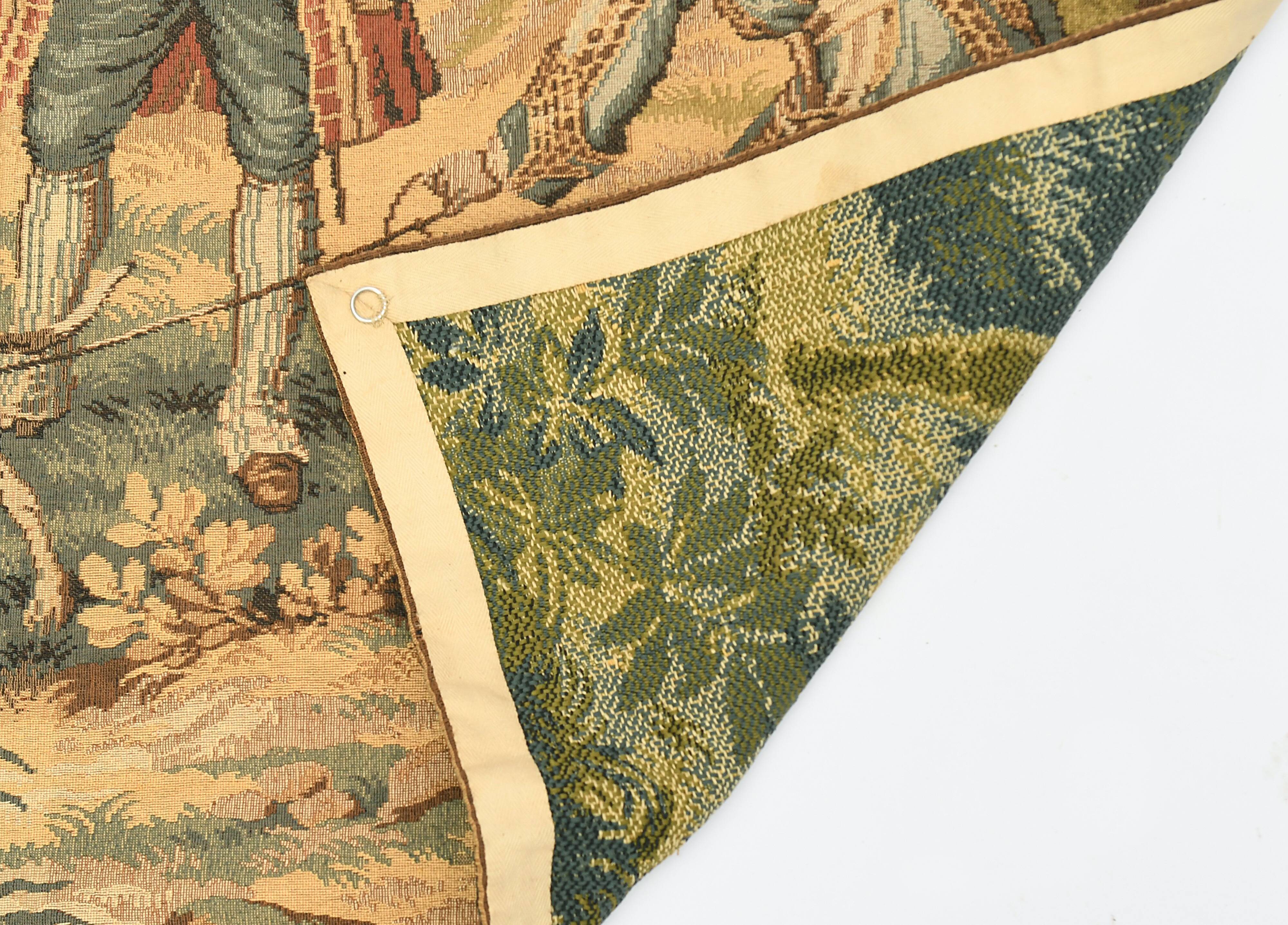 Tapestry depicting a hunting scene